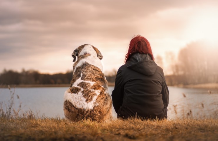 Donna con il cane