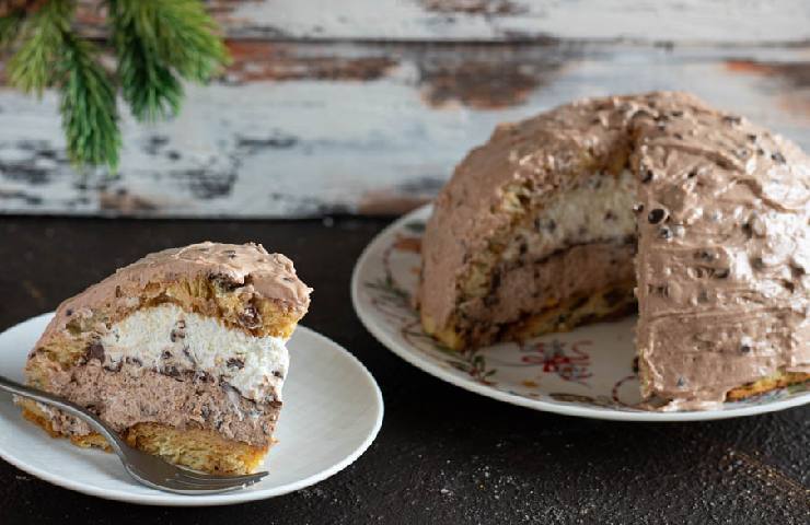 Zuccotto al panettone, ricetta di riciclo natalizia