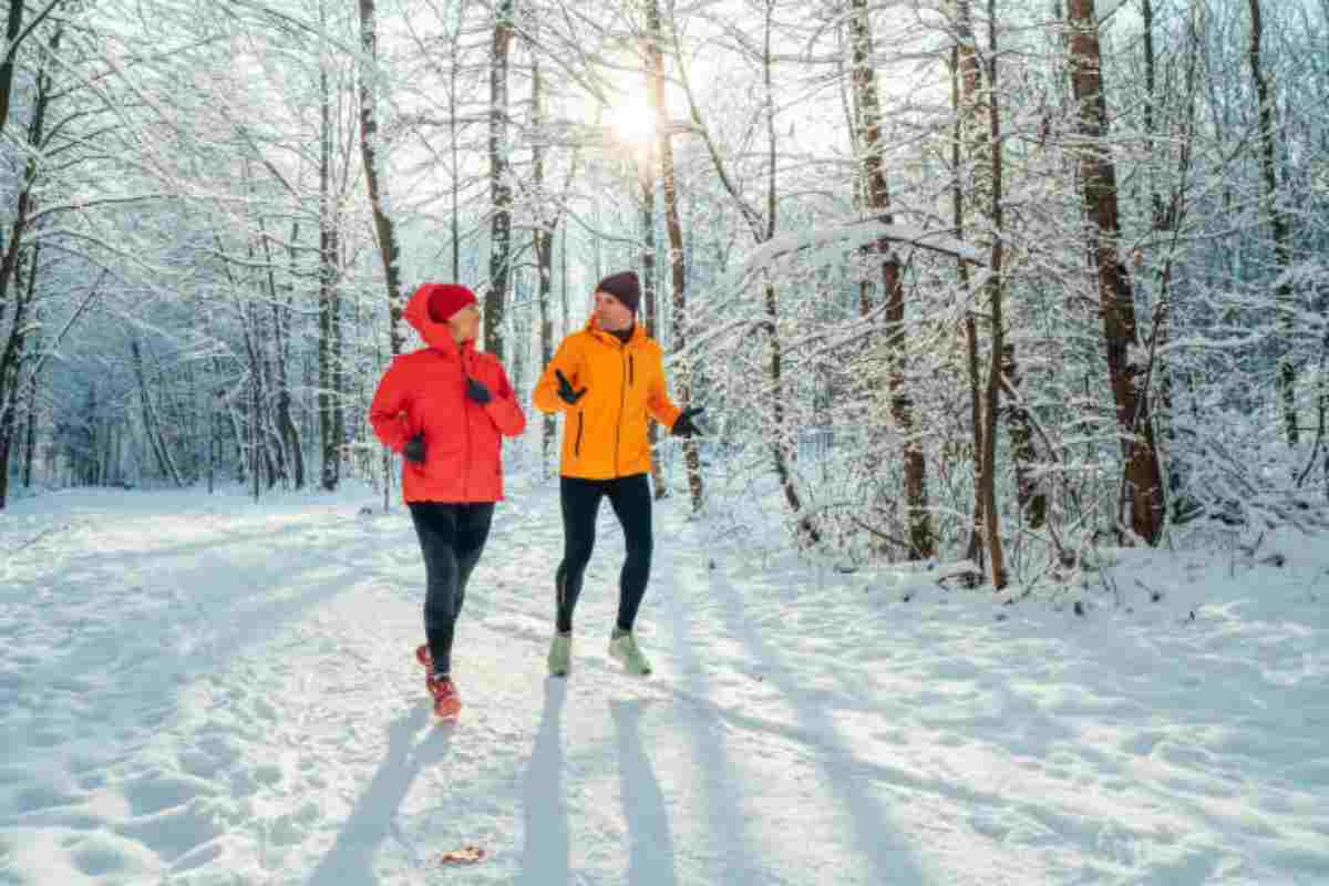 I benefici del fare sport all'aperto in inverno